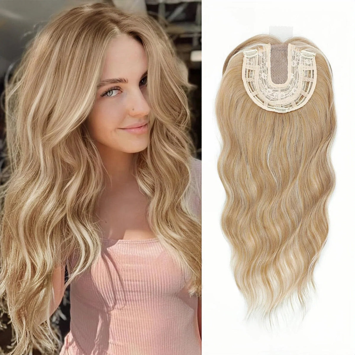 ⚡Free Shipping –🌷2026 New Lightweight & Breathable Wavy Hair Topper