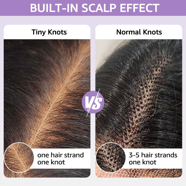 Wand Curl Pre Cut 9x6 HD Lace Wear & Go Glueless Wig 100% Human Hair Pre Bleached Tiny Knots