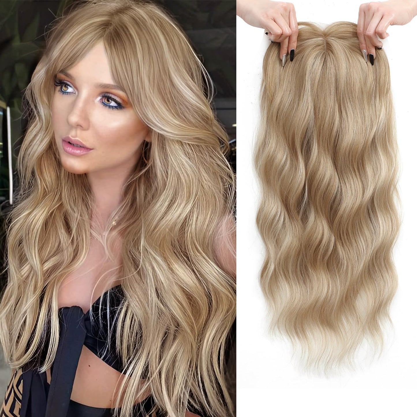 ⚡Free Shipping –🌷2026 New Lightweight & Breathable Wavy Hair Topper