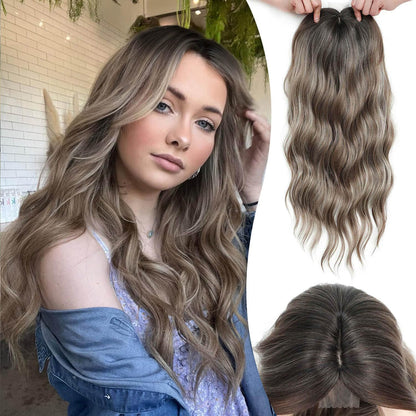 ⚡Free Shipping –🌷2026 New Lightweight & Breathable Wavy Hair Topper