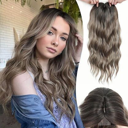 ⚡Free Shipping –🌷2026 New Lightweight & Breathable Wavy Hair Topper