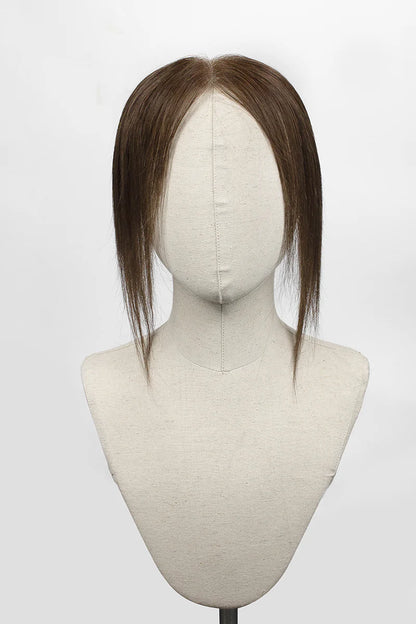 Aurora Hair Hairline Topper: Breathable Lace|Halo Wire|Natural Look Dark Brown #2