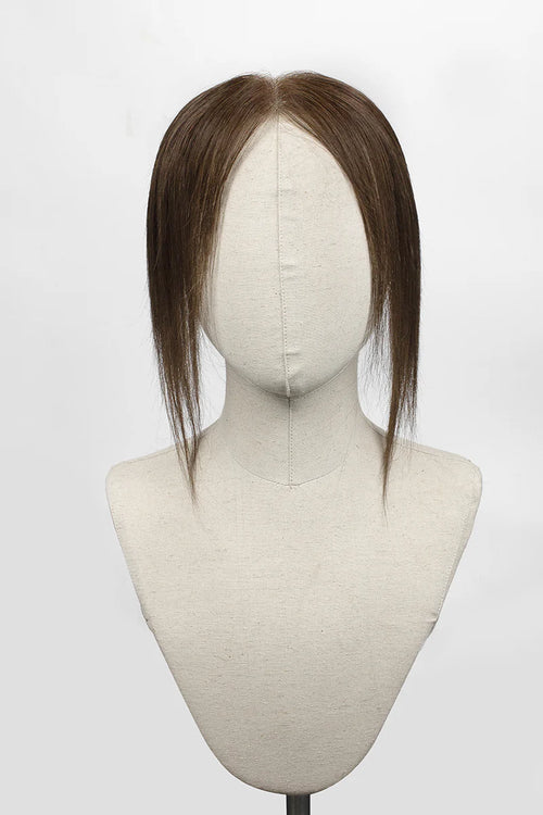 Aurora Hair Hairline Topper: Breathable Lace|Halo Wire|Natural Look Dark Brown #2