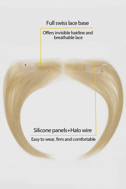 Aurora Hair Hairline Topper: Breathable Lace|Halo Wire|Natural Look Dark Blonde #27