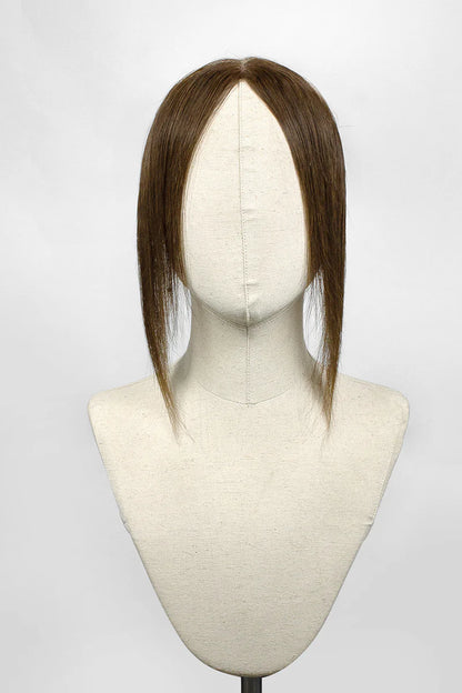 Aurora Hair Hairline Topper: Breathable Lace|Halo Wire|Natural Look Medium Brown #4