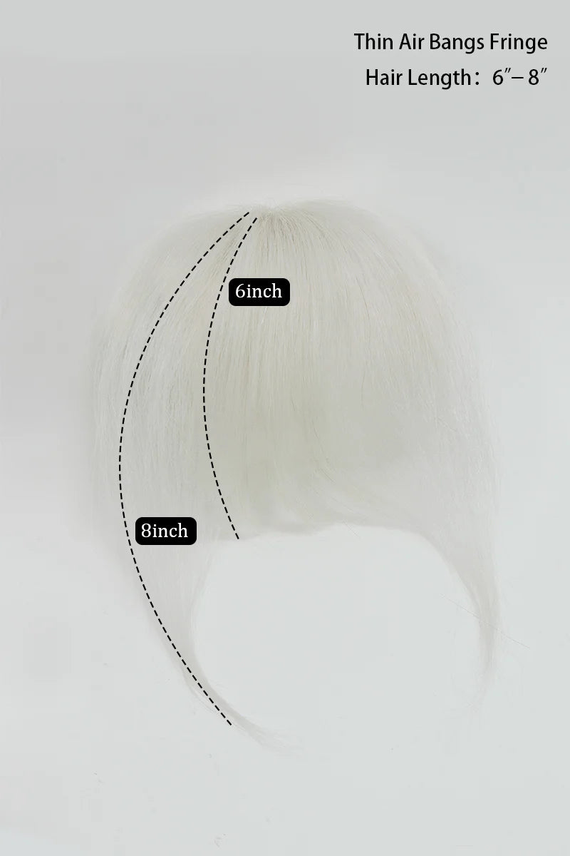 Annie Handmade Human Hair Bangs